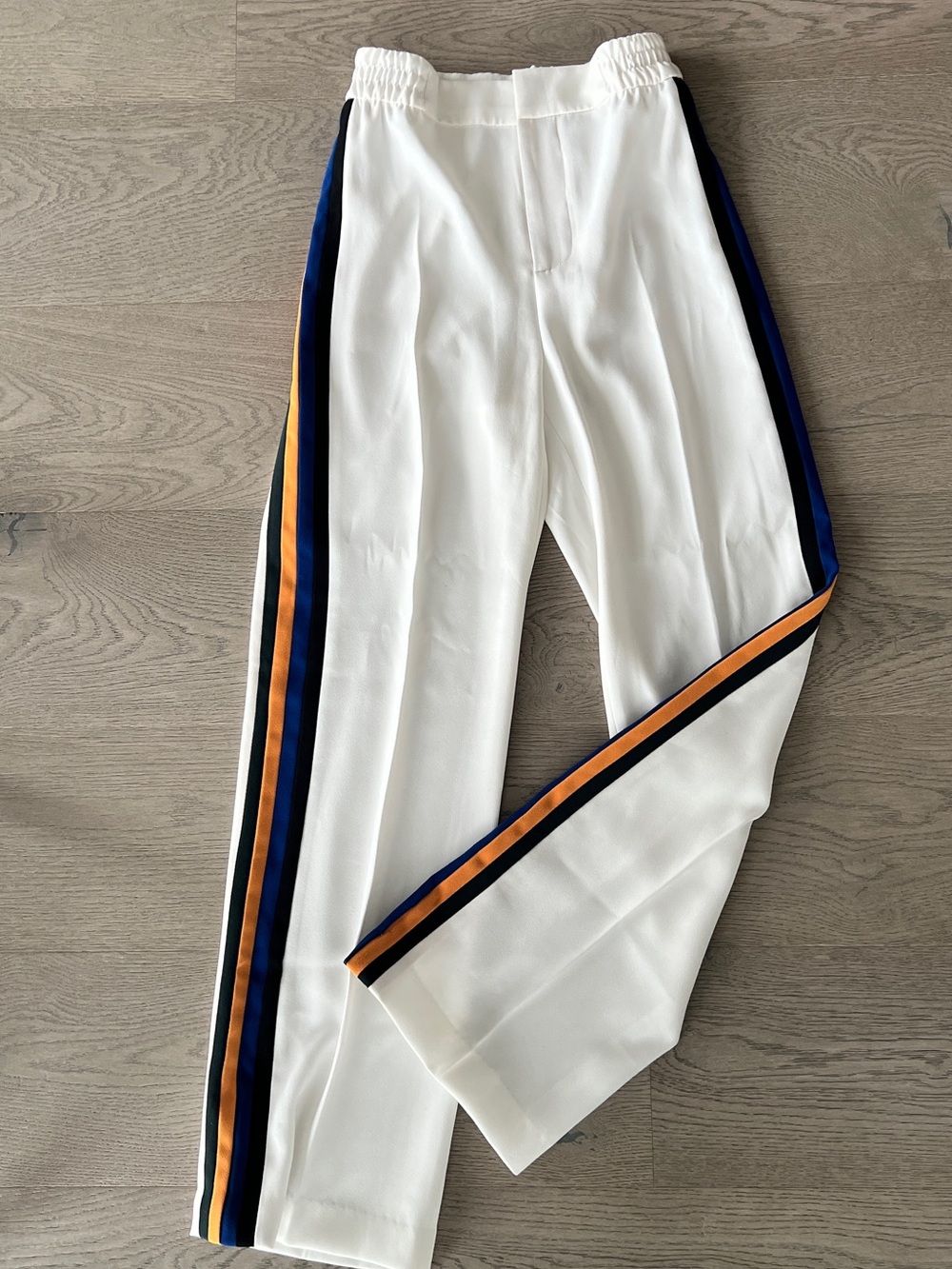BNWOT Zara Woman White High-Waist Trousers